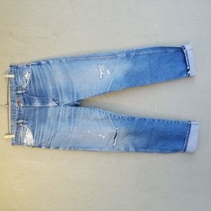 VTG Wrangler 80s Destroyed Faded Work Jeans